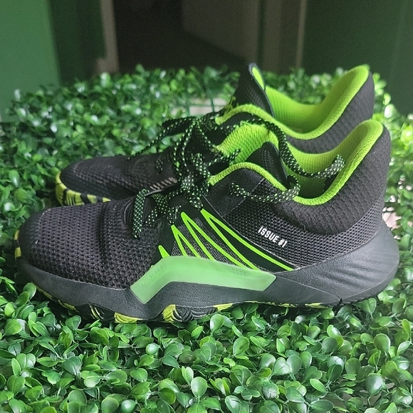 adidas Other - adidas Kids Black and Neon Green Sneakers